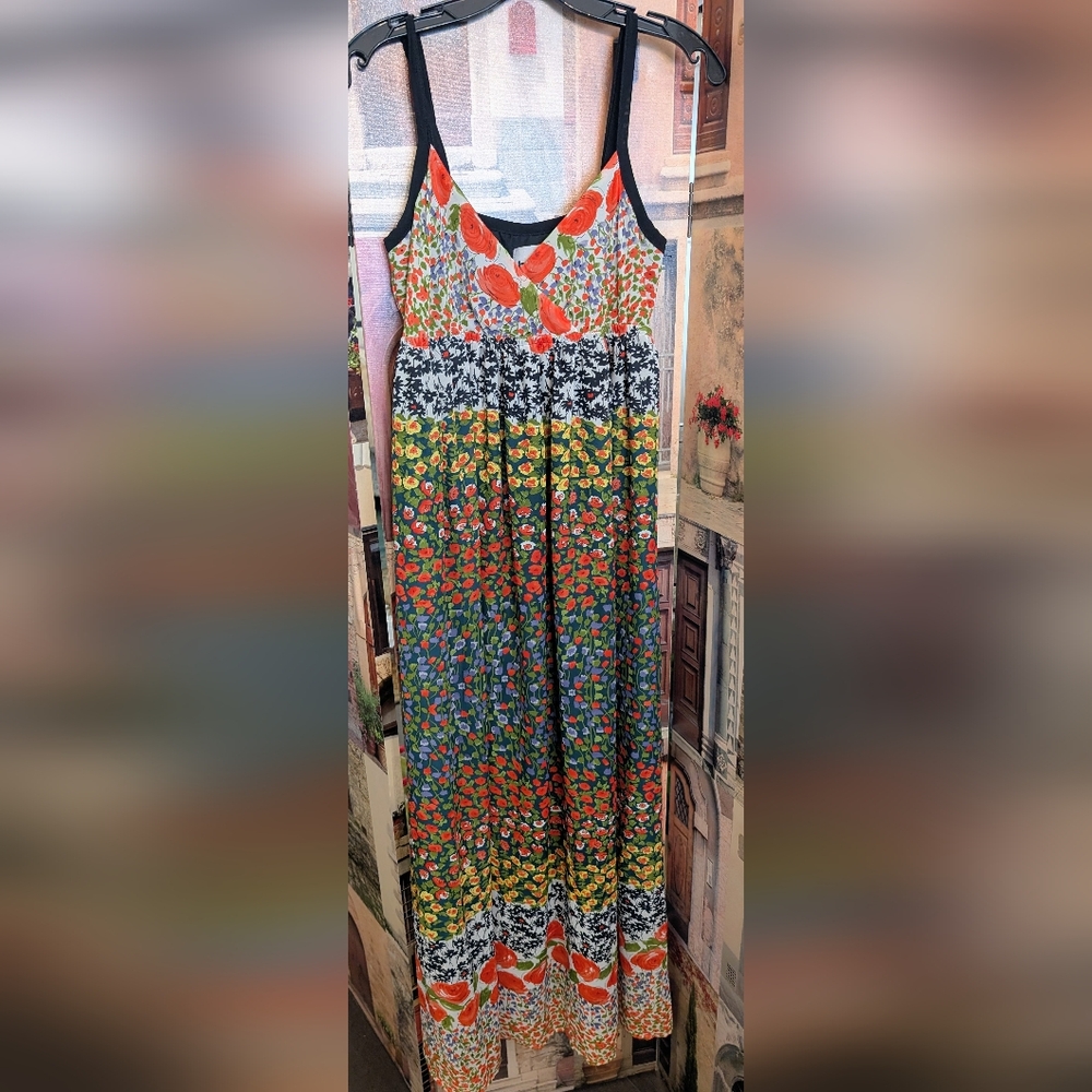 Bailey Blue Multicolor Floral Maxi Dress